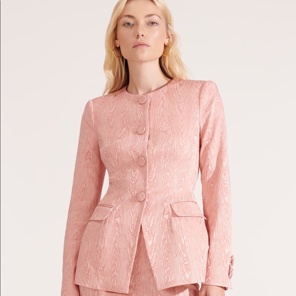 NWT $795 Veronica Beard Eris Moire Jacket